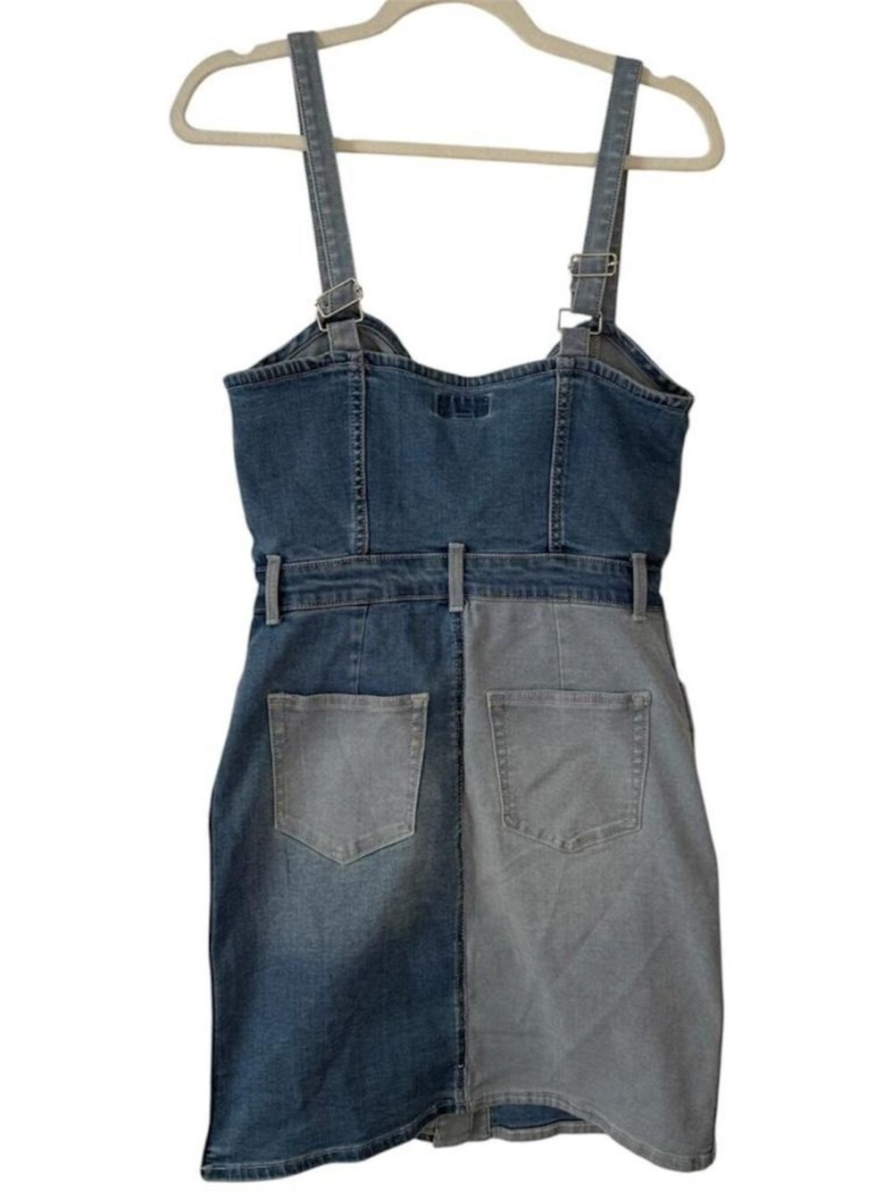 Juicy Couture Blue Denim Mini Dress - Picture 2 of 4